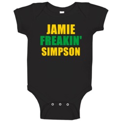 Jamie Freakin' Simpson Australian Sports Athletes Baby One Piece