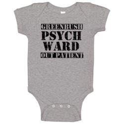 Greenbush Minnesota Psych Ward Funny Halloween City Costume Baby One P Greenbush Minnesota Psych Ward Funny Halloween City Costume Baby One P