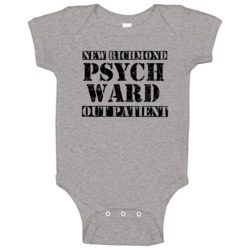 New Richmond Wisconsin Psych Ward Funny Halloween City Costume Baby On New Richmond Wisconsin Psych Ward Funny Halloween City Costume Baby On