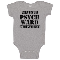 Walker Missouri Psych Ward Funny Halloween City Costume Baby One Piece Walker Missouri Psych Ward Funny Halloween City Costume Baby One Piece
