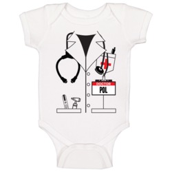 Doctor Pol Custom Name Halloween Costume Baby One Piece Doctor Pol Custom Name Halloween Costume Baby One Piece