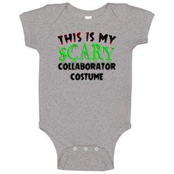 This Is My Scary Collaborator Halloween Cool Trending Job Baby One Pie This Is My Scary Collaborator Halloween Cool Trending Job Baby One Pie