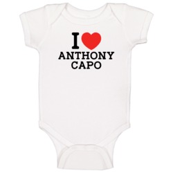 Anthony Capo Classic I Heart Love Famous Gangster Baby One Piece Anthony Capo Classic I Heart Love Famous Gangster Baby One Piece
