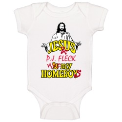 P J Fleck Jesus Homeboys San Francisco Football Sports California Baby P J Fleck Jesus Homeboys San Francisco Football Sports California Baby