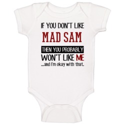 Mad Sam If You Don't Like Cool Gangster Mob Fan Baby One Piece Mad Sam If You Don't Like Cool Gangster Mob Fan Baby One Piece