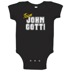 Team John Gotti Gangster Mob Mafia Fan Baby One Piece Team John Gotti Gangster Mob Mafia Fan Baby One Piece