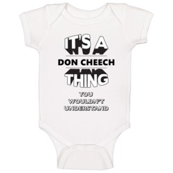 It's A Don Cheech Thing Gangster Mafia Mob Baby One Piece It's A Don Cheech Thing Gangster Mafia Mob Baby One Piece