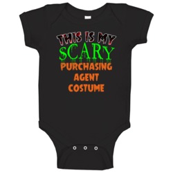 This Is My Scary Purchasing Agent Halloween Funny Custom Job Baby One This Is My Scary Purchasing Agent Halloween Funny Custom Job Baby One