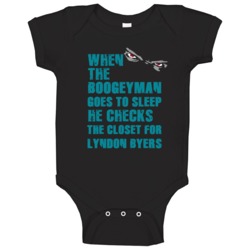 Lyndon Byers Boogeyman San Jose Hockey Sports California Baby One Piec Lyndon Byers Boogeyman San Jose Hockey Sports California Baby One Piec