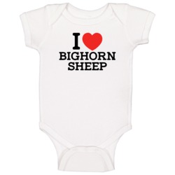 Bighorn Sheep I Heart Hunting Favorite Hobby Animal Hunter Baby One Pi Bighorn Sheep I Heart Hunting Favorite Hobby Animal Hunter Baby One Pi