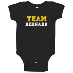 Team Bernard Sports Family Reunion Last Name Surname Baby One Piece Team Bernard Sports Family Reunion Last Name Surname Baby One Piece