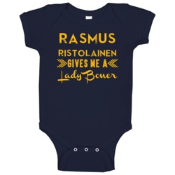 Rasmus Ristolainen Gives Me A Lady Boner Buffalo Hockey Baby One Piece Rasmus Ristolainen Gives Me A Lady Boner Buffalo Hockey Baby One Piece