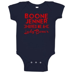 Boone Jenner Gives Me A Lady Boner Columbus Hockey Baby One Piece Boone Jenner Gives Me A Lady Boner Columbus Hockey Baby One Piece