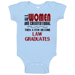 Woman Law Graduate Baby One Piece Woman Law Graduate Baby One Piece