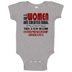 Woman Entrepreneurship Graduate Baby One Piece Woman Entrepreneurship Graduate Baby One Piece