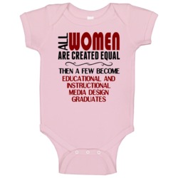 Educational And Instructional Media Design Graduate Baby One Piece Educational And Instructional Media Design Graduate Baby One Piece