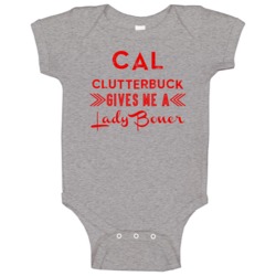 Cal Clutterbuck Gives Me A Lady Boner Minnesota Hockey Baby One Piece Cal Clutterbuck Gives Me A Lady Boner Minnesota Hockey Baby One Piece