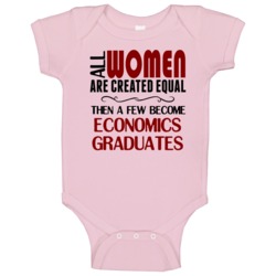 Woman Economics Graduate Baby One Piece Woman Economics Graduate Baby One Piece