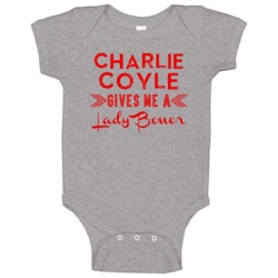 Charlie Coyle Gives Me A Lady Boner Minnesota Hockey Baby One Piece Charlie Coyle Gives Me A Lady Boner Minnesota Hockey Baby One Piece