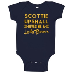 Scottie Upshall Gives Me A Lady Boner Nashville Hockey Baby One Piece Scottie Upshall Gives Me A Lady Boner Nashville Hockey Baby One Piece