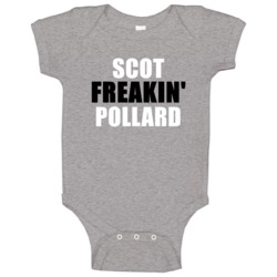 Scot Pollard Freakin Sacramento Basketball Sports California Baby One 