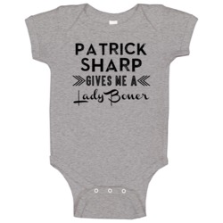 Patrick Sharp Gives Me A Lady Boner Philadelphia Hockey Baby One Piece