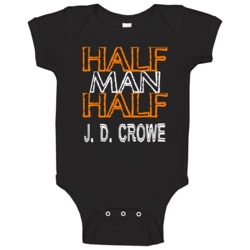 Half Man Half J D Crowe Bluegrass Hall Of Fame Baby One Piece