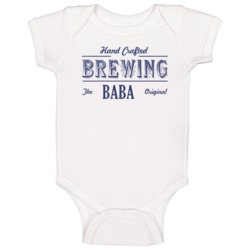 Baba Brewing Company Cool Personalized Beer Party Baby One Piece