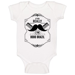 If You Mustache Im Bobo Brazil Barber Wwe Hall Of Fame Baby One Piece