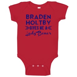 Braden Holtby Gives Me A Lady Boner Washington Hockey Baby One Piece