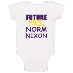 Norm Nixon Future Mrs Sports Basketball Los Angeles California Baby On