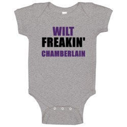 Wilt Chamberlain Freakin Sports Basketball Los Angeles California Baby