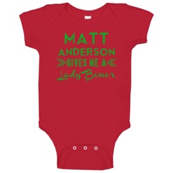 Matt Anderson Gives Me A Lady Boner New Jersey Hockey Baby One Piece