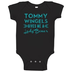 Tommy Wingels Gives Me A Lady Boner San Jose Hockey Baby One Piece