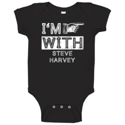 Im With Steve Harvey Right Hand Hollywood Walk Of Fame Baby One Piece
