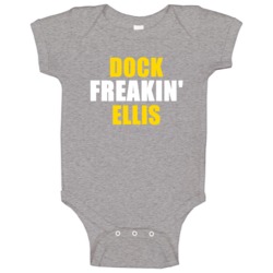 Dock Ellis Freakin Baseball Oakland Sports California Baby One Piece