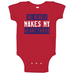 Jay Beagle Makes My Heart Throb Washington Hockey Player Baby One Piec Jay Beagle Makes My Heart Throb Washington Hockey Player Baby One Piec
