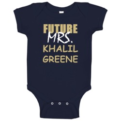 Khalil Greene Future Mrs San Diego Baseball Sports California Baby One Khalil Greene Future Mrs San Diego Baseball Sports California Baby One