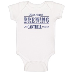 Cantrell Brewing Company Cool Personalized Beer Party Baby One Piece Cantrell Brewing Company Cool Personalized Beer Party Baby One Piece