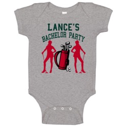 Lance Pub Bar Drinking Bachelor Party Stage Golf Groom Baby One Piece Lance Pub Bar Drinking Bachelor Party Stage Golf Groom Baby One Piece