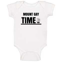 Mount Gay Time Drinking Time Cool Party Baby One Piece Mount Gay Time Drinking Time Cool Party Baby One Piece