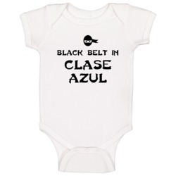 Clase Azul Black Belt Drinking Cool Party Baby One Piece Clase Azul Black Belt Drinking Cool Party Baby One Piece