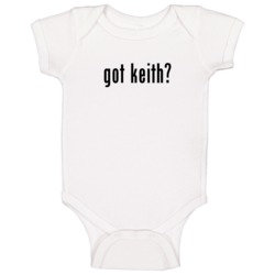 Got Keith Family Reunion Last Name Surname White Baby One Piece Got Keith Family Reunion Last Name Surname White Baby One Piece