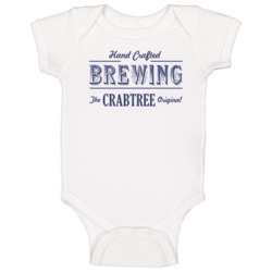 Crabtree Brewing Company Cool Personalized Beer Party Baby One Piece Crabtree Brewing Company Cool Personalized Beer Party Baby One Piece
