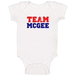 Team Mcgee White Family Reunion Last Name Surname Baby One Piece Team Mcgee White Family Reunion Last Name Surname Baby One Piece