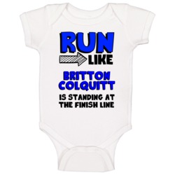 Run Like Britton Colquitt Is At Finish Line Denver Football Player Bab Run Like Britton Colquitt Is At Finish Line Denver Football Player Bab