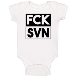 Fck Svn Slovenia Funny Graphic Patriotic Baby One Piece Fck Svn Slovenia Funny Graphic Patriotic Baby One Piece