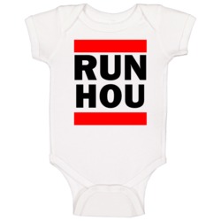 Run Hou Tx Usa Houston Hobby Funny Graphic Patriotic Parody Baby One Run Hou Tx Usa Houston Hobby Funny Graphic Patriotic Parody Baby One