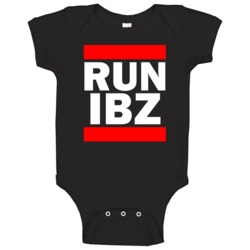 Run Ibz Spain Ibiza Funny Graphic Patriotic Parody Black Baby One Run Ibz Spain Ibiza Funny Graphic Patriotic Parody Black Baby One