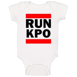 Run Kpo South Korea Na Funny Graphic Patriotic Parody Baby One Piec Run Kpo South Korea Na Funny Graphic Patriotic Parody Baby One Piec